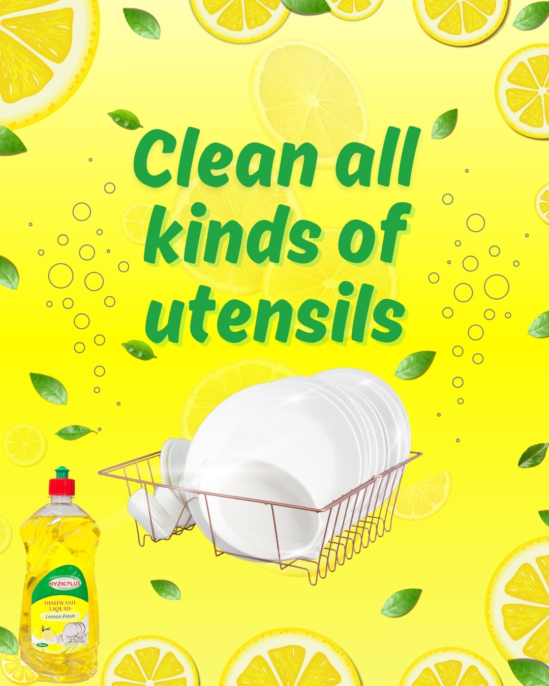 Hyzic Plus Dishwash (2+1) combo (750ml/-)