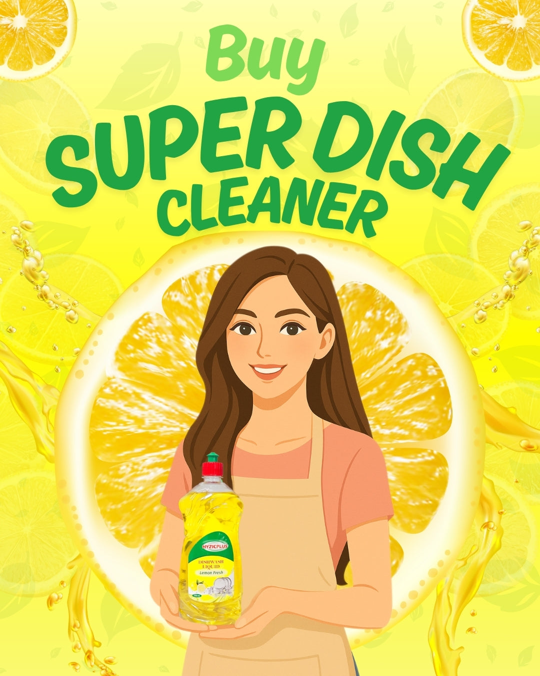 Hyzic Plus Dishwash (2+1) combo (750ml/-)