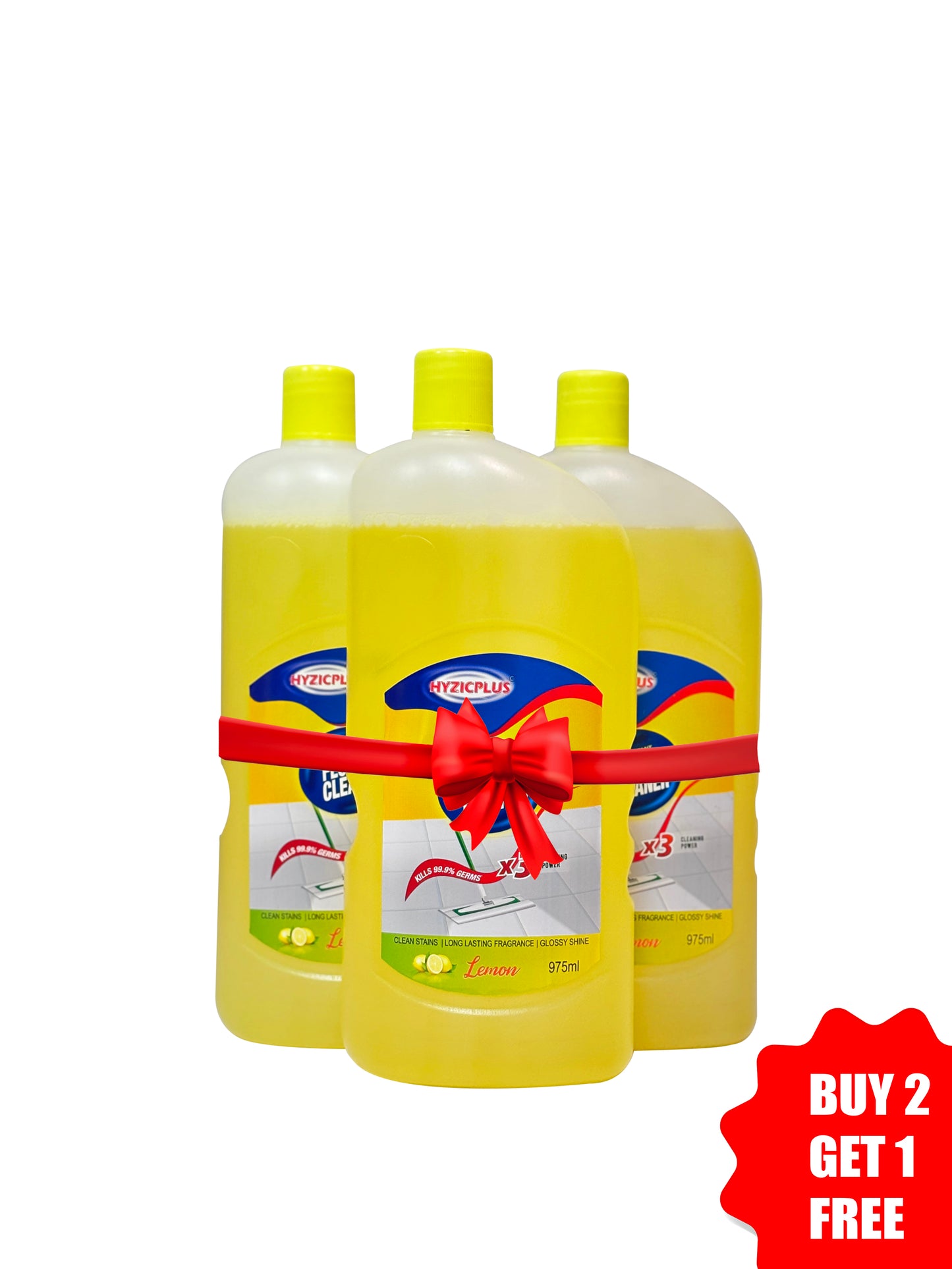 Hyzic Plus Disinfectant Floor cleaner (2+1) combo (975ml/-)